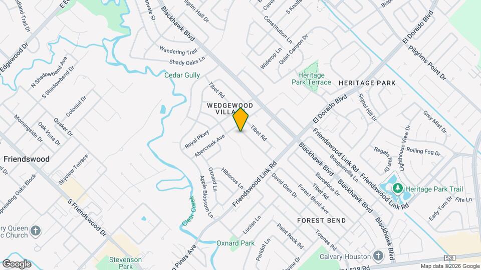 16314 Forest Bend Ave Map and Location Details