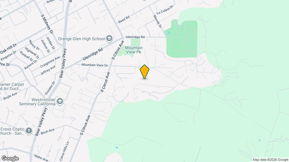 2373 Mountain View Dr Map and Location Details