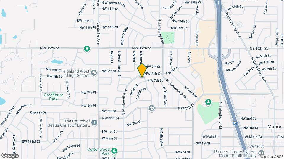 841 Butler St Map and Location Details
