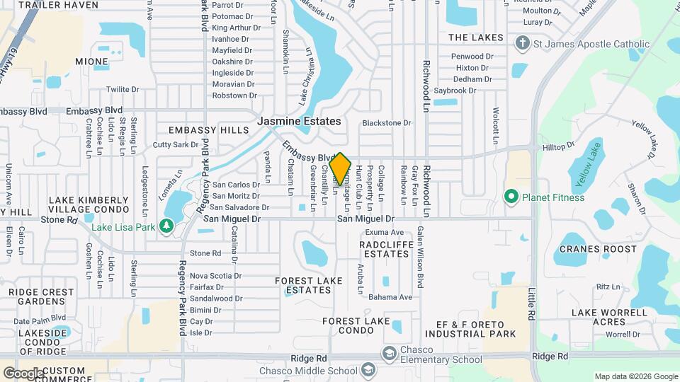 9100 Lunar Ln Map and Location Details