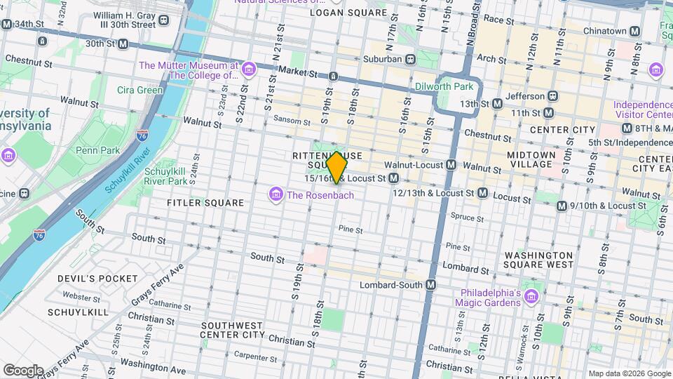 258 S 18th St Map and Location Details