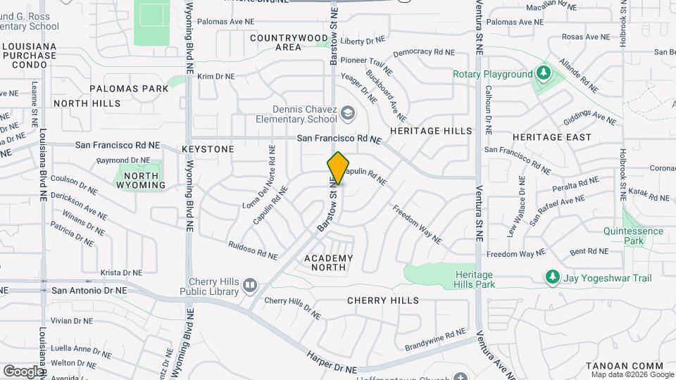 7405 Mayflower Rd NE Map and Location Details