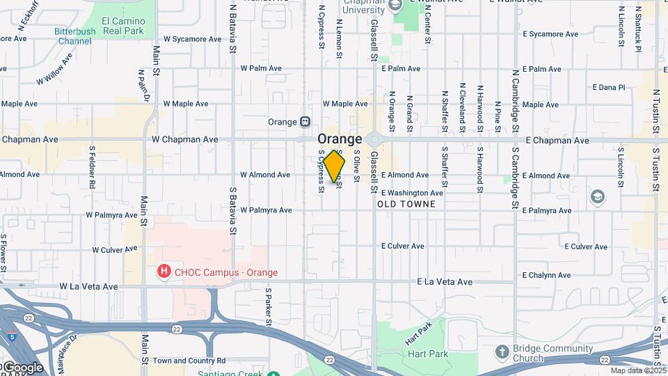 230-242 S Olive St Mapa y Detalles de la Ubicación