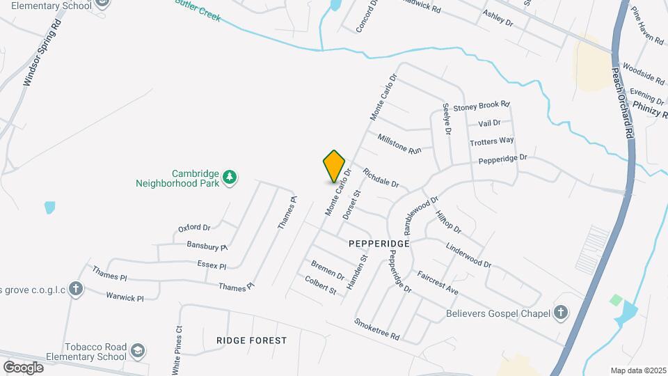 3428 Monte Carlo Dr Map and Location Details