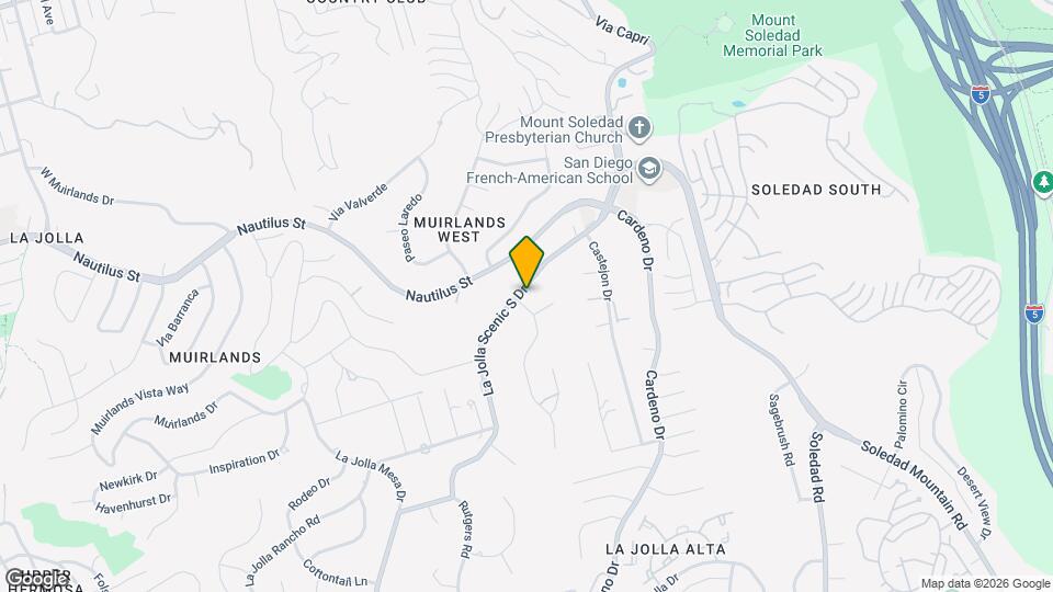 6401 La Jolla Scenic Dr S Mapa y Detalles de la Ubicación