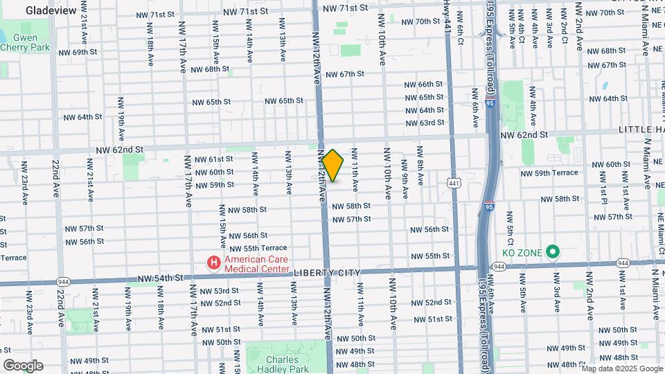 1171 NW 58th Terrace Map and Location Details
