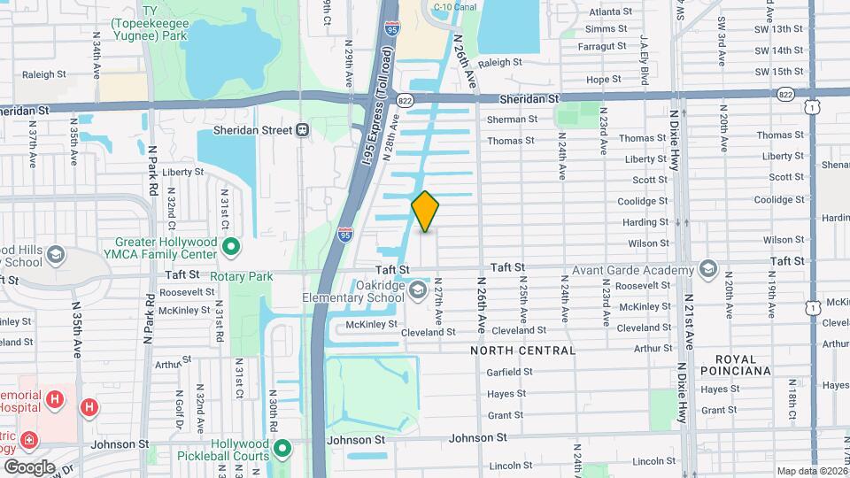 1843 N 27th Ct Mapa y Detalles de la Ubicación