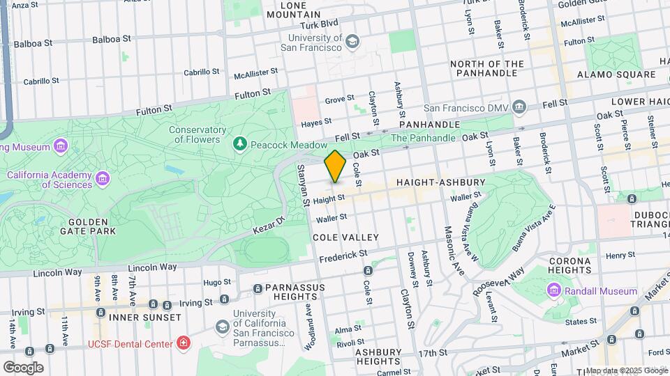 520 Shrader St Mapa y Detalles de la Ubicación