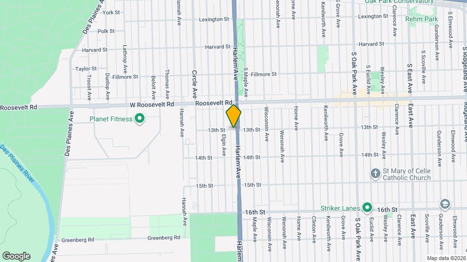 7204 13th St, Unit 1e Map and Location Details