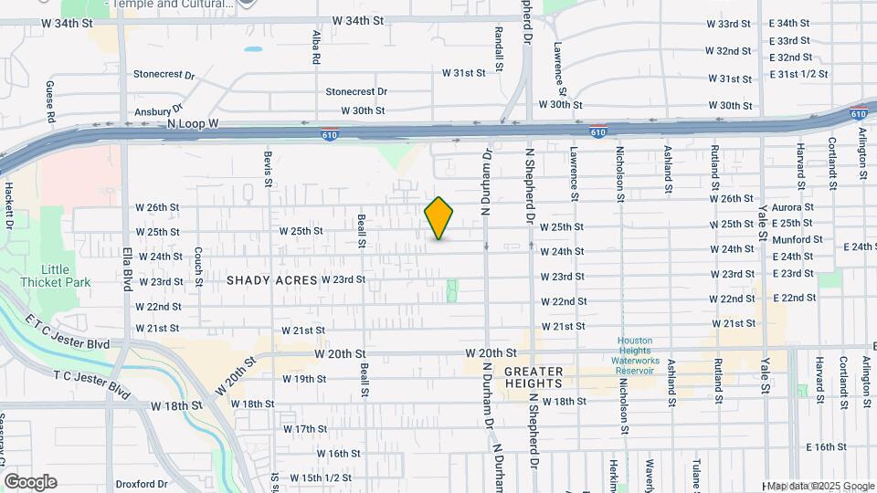 847 W 24th St Map and Location Details