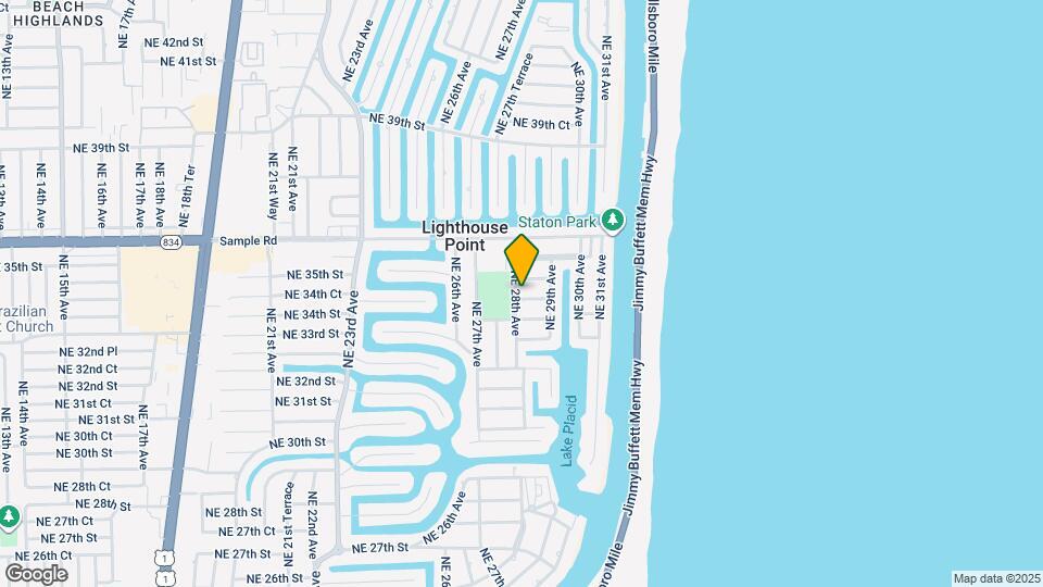 3460 NE 28th Ave Map and Location Details