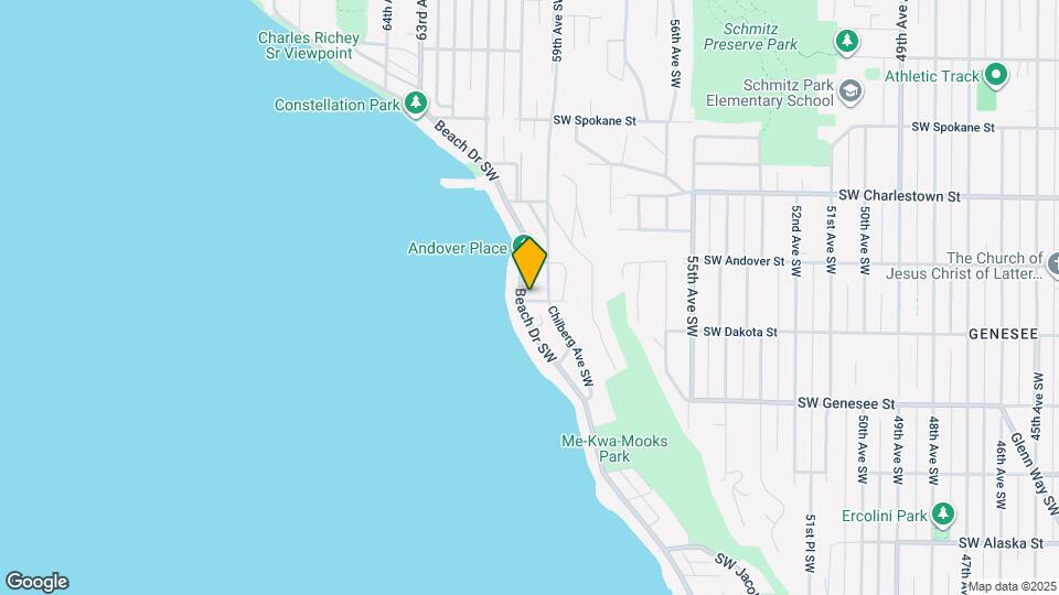 4034 Beach Dr SW Map and Location Details