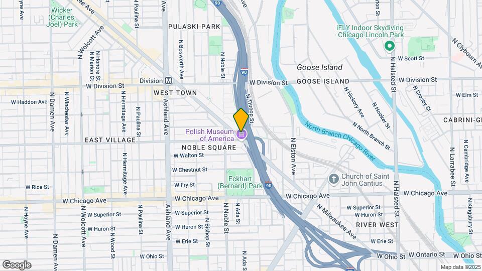 1001 N Milwaukee Ave, Unit 404 Map and Location Details