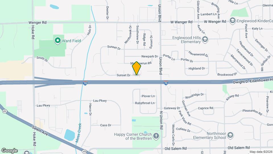 1228 Sunset Dr Map and Location Details