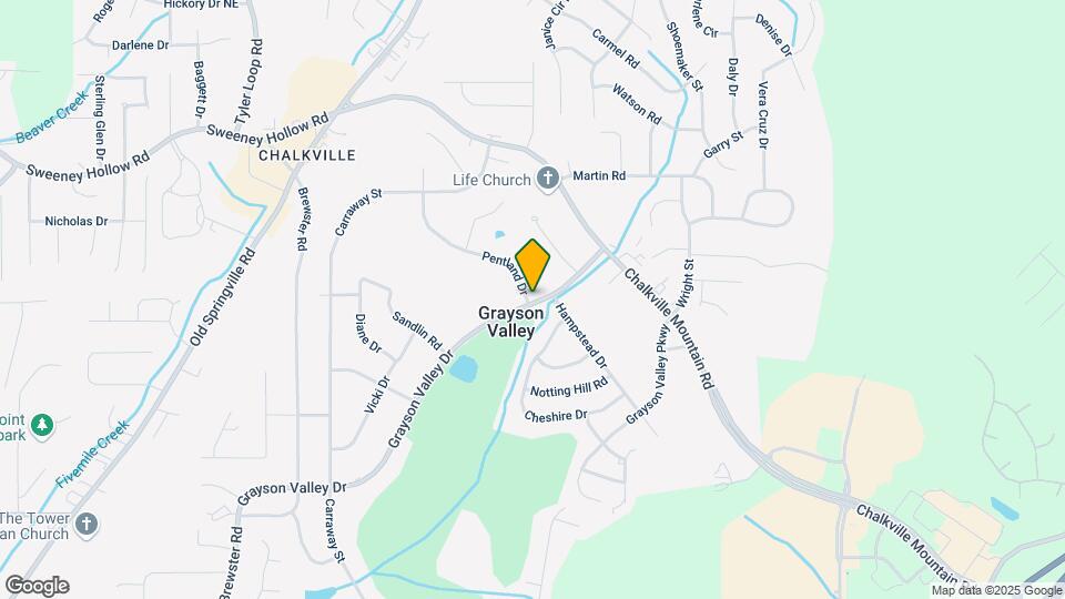 2111 Pentland Dr Map and Location Details
