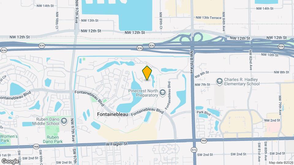 9177 Fontainebleau Blvd Map and Location Details