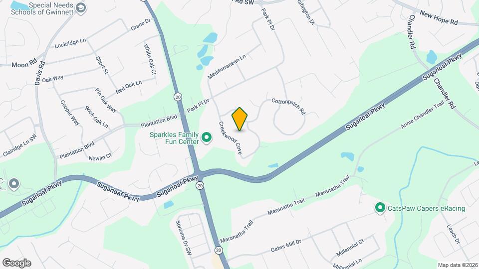 1200 Creekwood Cove Map and Location Details