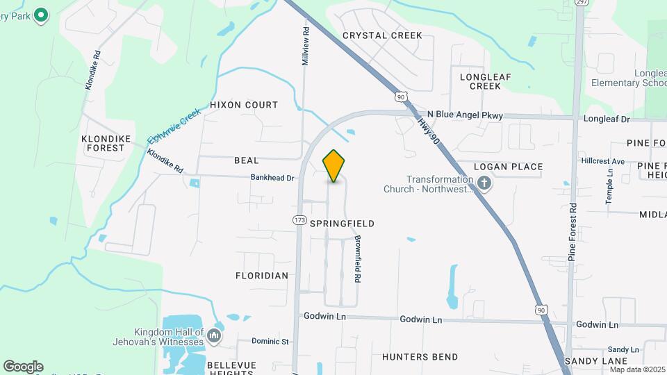 3115 Flintlock Dr Map and Location Details