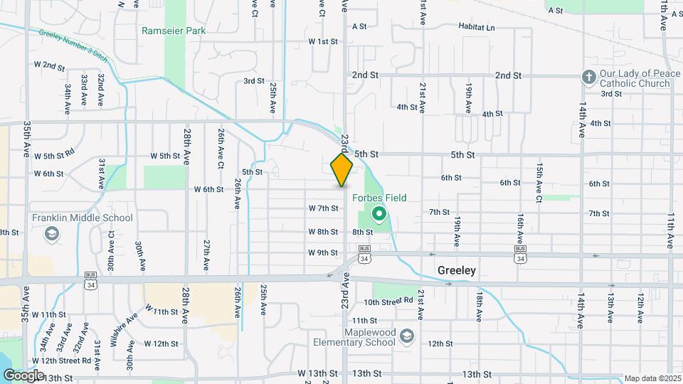 2304 W 6th St Map and Location Details