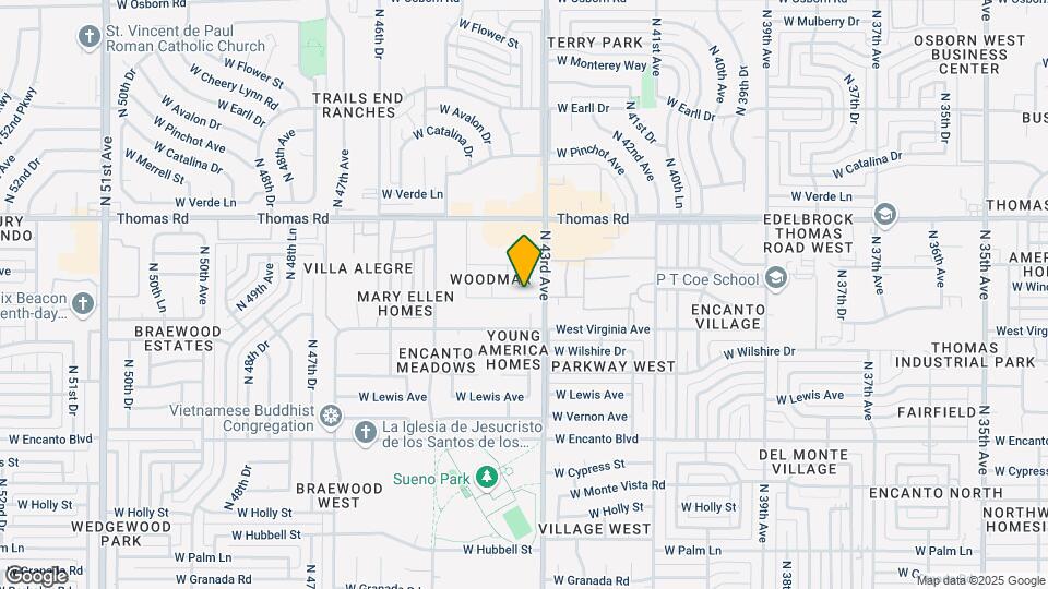 2650 N 43rd Ave Map and Location Details