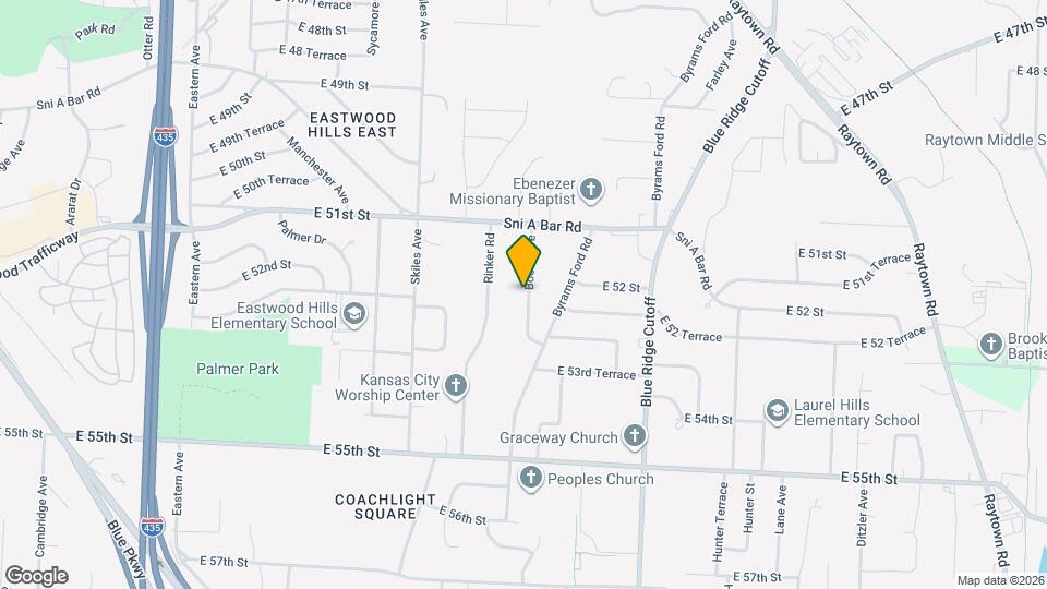 5126 Booth Ave Map and Location Details