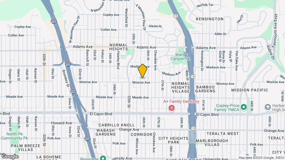4505 Wilson Ave Map and Location Details