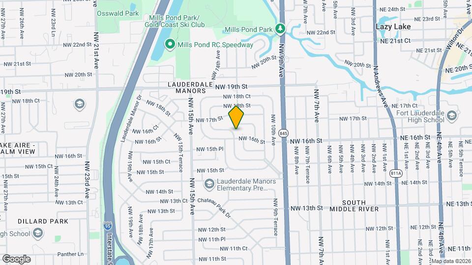 1606 NW 12th Ave Map and Location Details