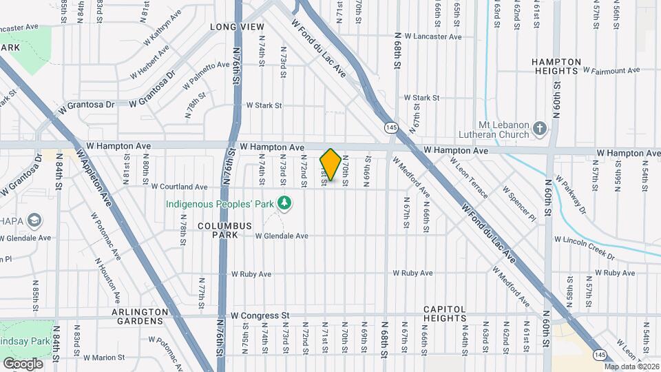 4712 N 71st St Map and Location Details