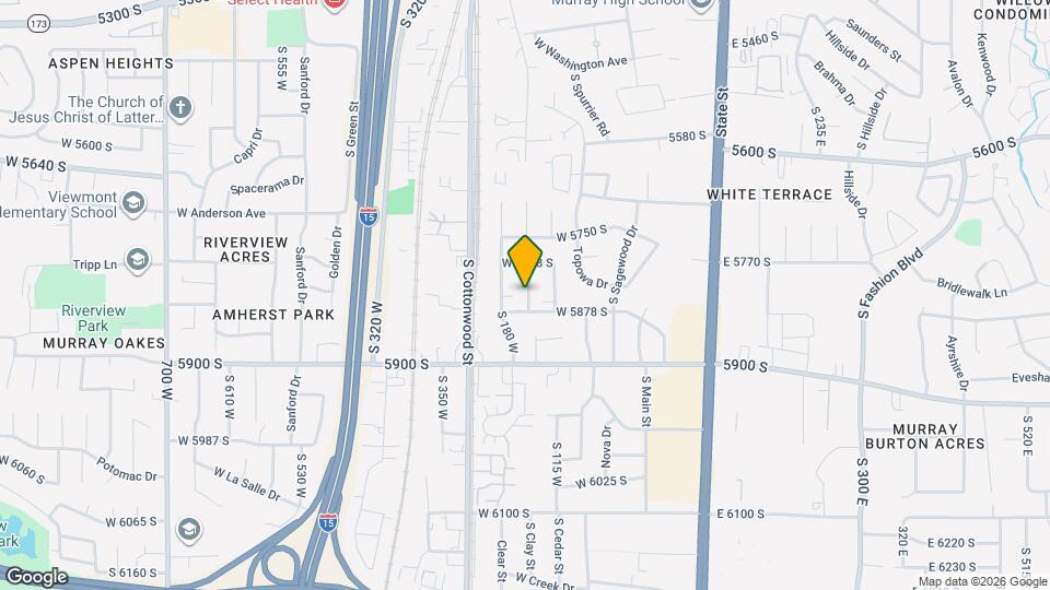 5856 S 157 W Map and Location Details