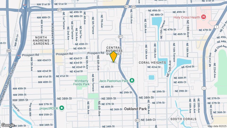 798 NE 43rd St Map and Location Details