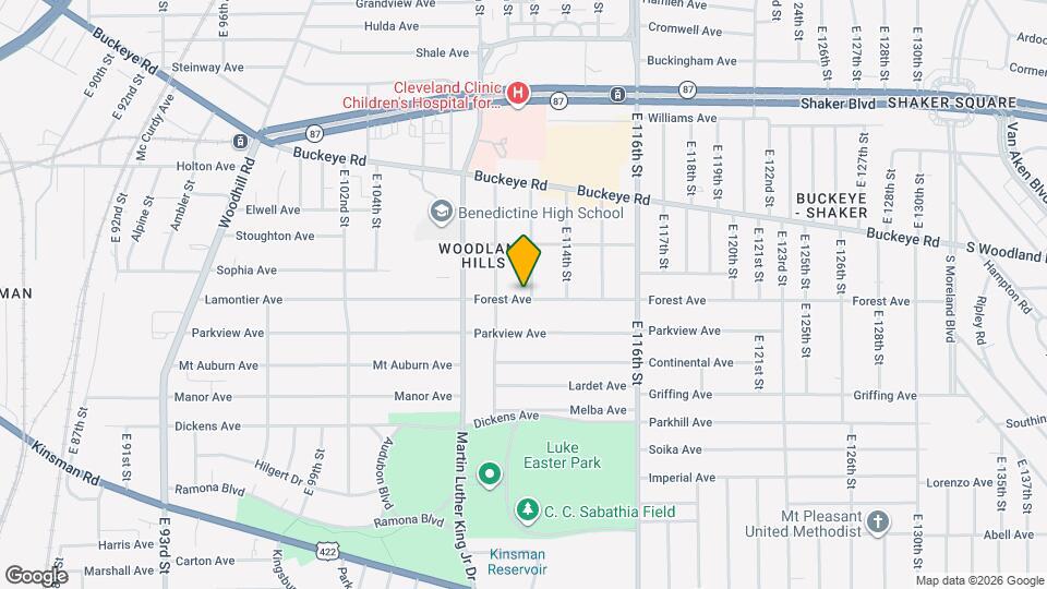 11125 Forest Ave Map and Location Details