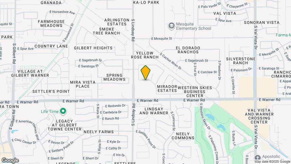 881 E Appaloosa Rd Map and Location Details