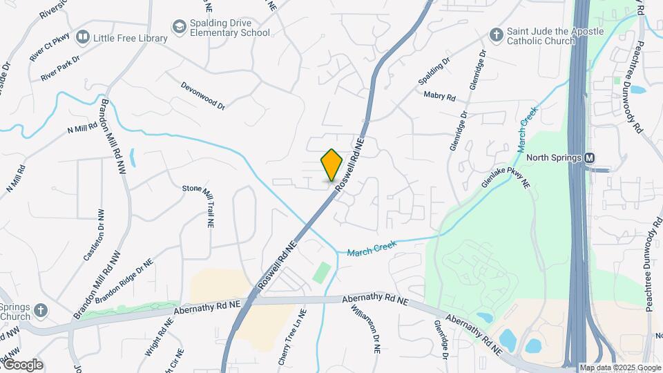 6900 Roswell Rd NE Map and Location Details