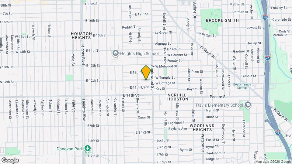 720 E 12th St Map and Location Details