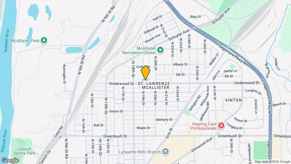 2103 N 19th St Map and Location Details