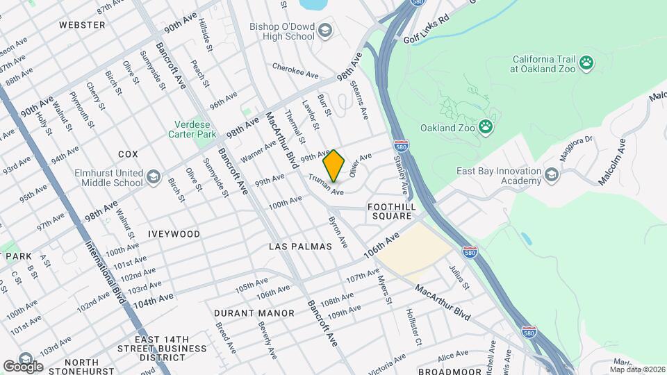 2545 Truman Ave Map and Location Details