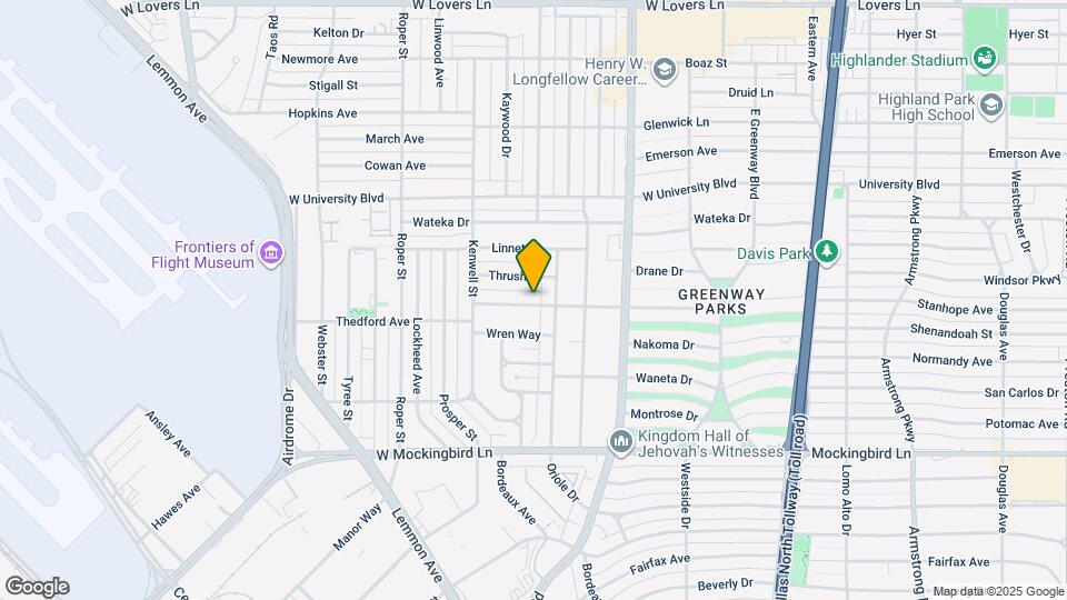 5027 Wenonah Dr Map and Location Details