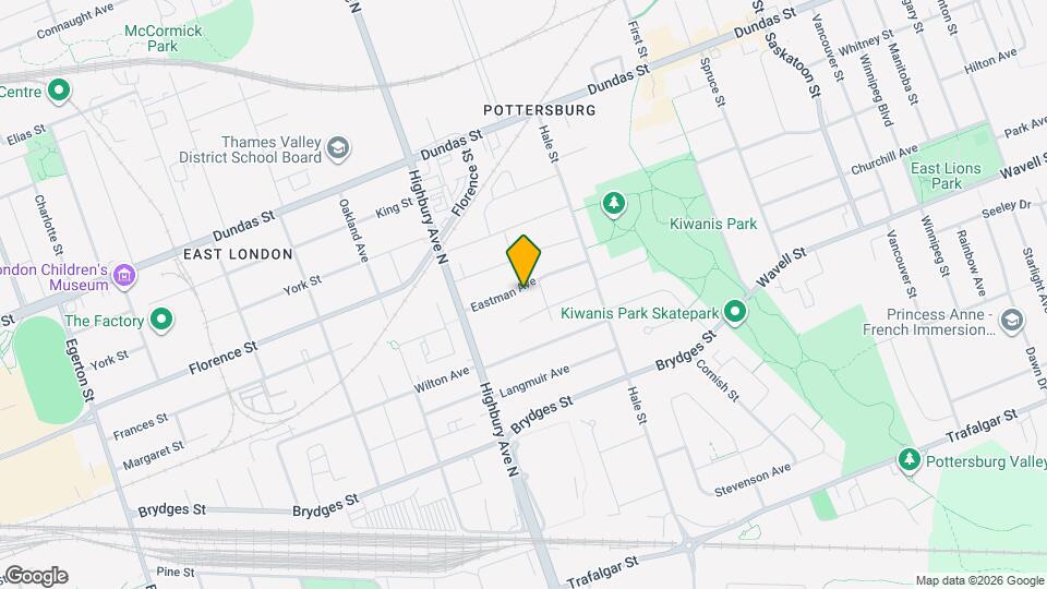 47 Eastman Ave Map and Location Details