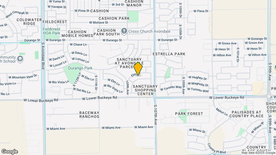 10802 W Rio Vista Ln Map and Location Details