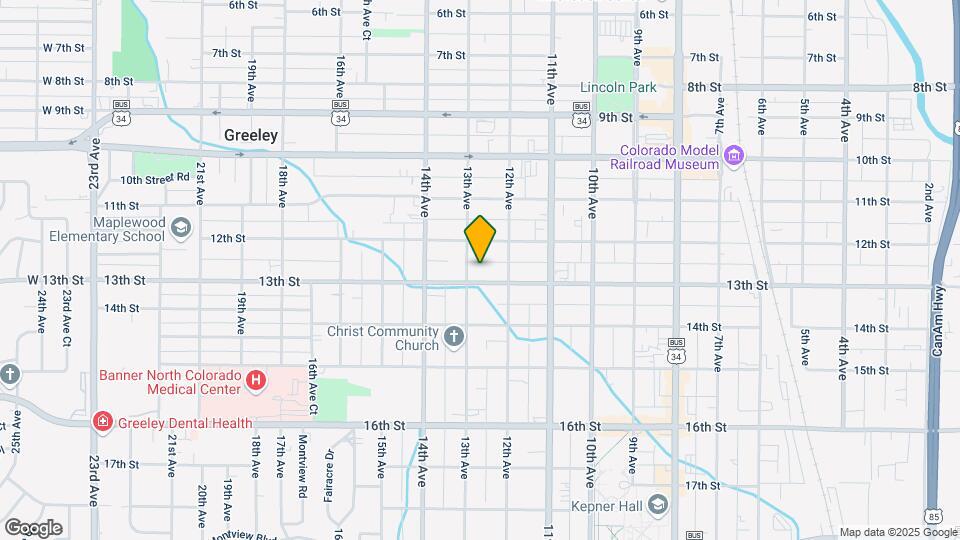 1223 13th St Mapa y Detalles de la Ubicación