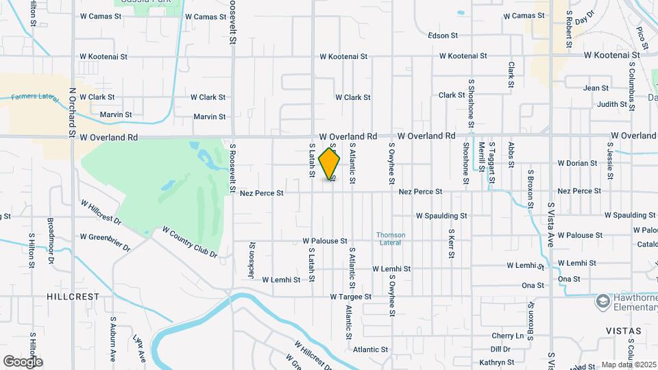 1725 S Pacific St Map and Location Details