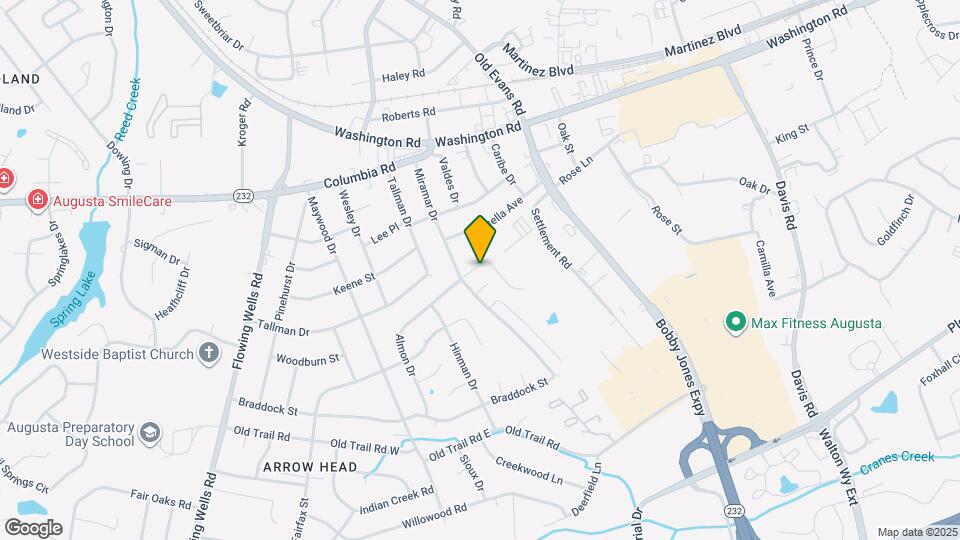 3920 Almon Dr Map and Location Details