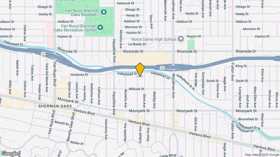 4544 Colbath Ave Map and Location Details