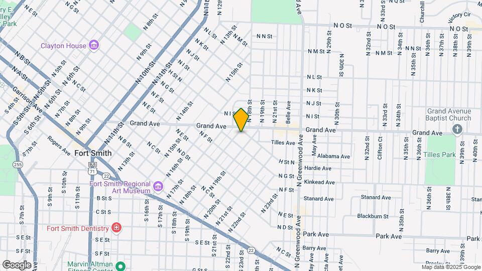 718 N 18th St Map and Location Details