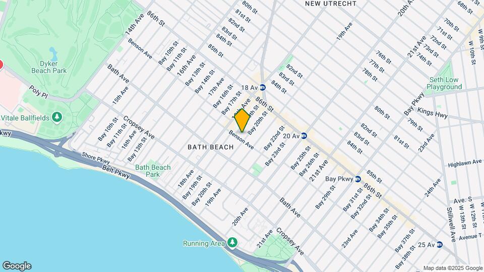 1839 Benson Ave Mapa y Detalles de la Ubicación