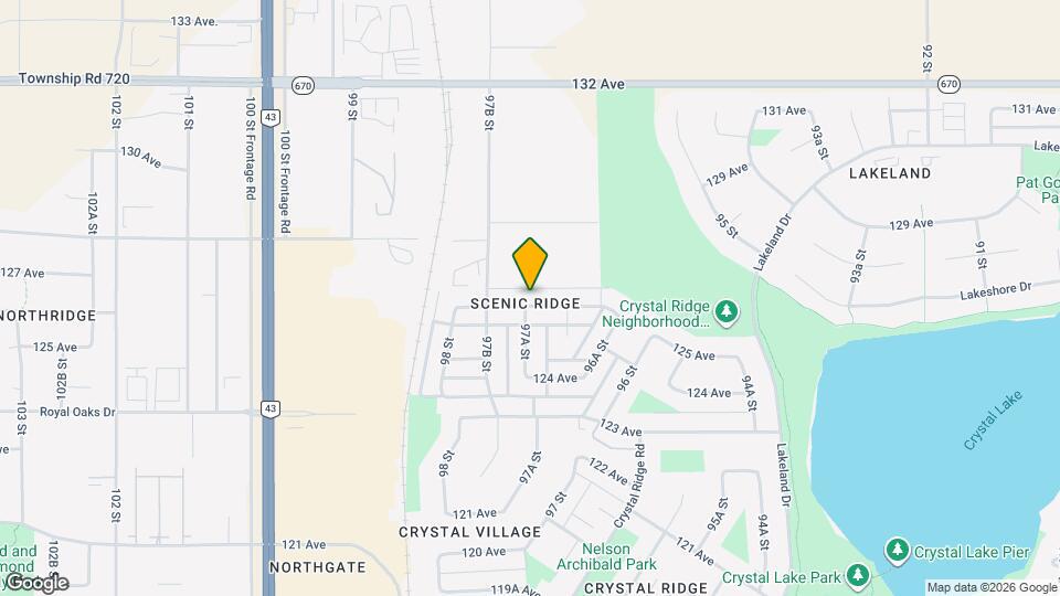 9702-9126 126 Ave Map and Location Details