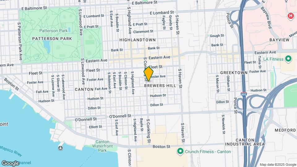 733 S Conkling St Map and Location Details