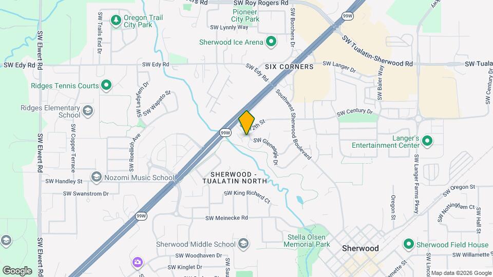 16810 SW Gleneagle Dr Map and Location Details