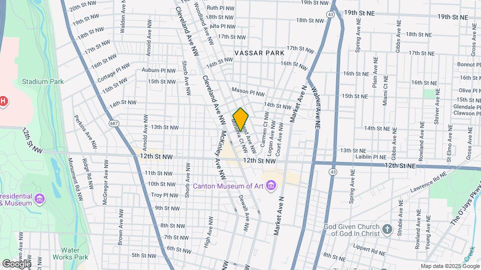 1258 Minerva Ct NW Map and Location Details