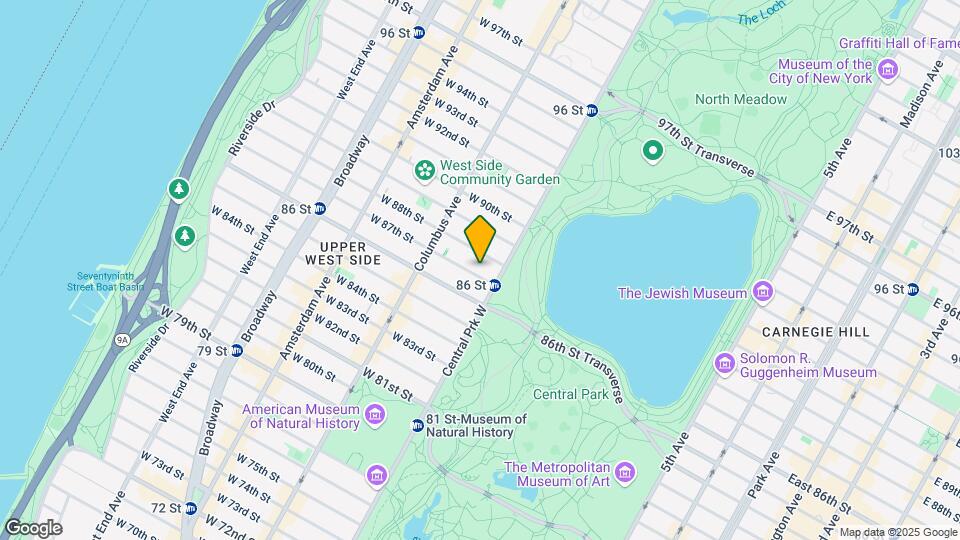 7 W 87 Street Map and Location Details